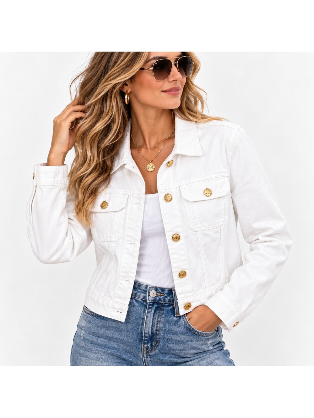 Michael Kors Denim Jacket XL